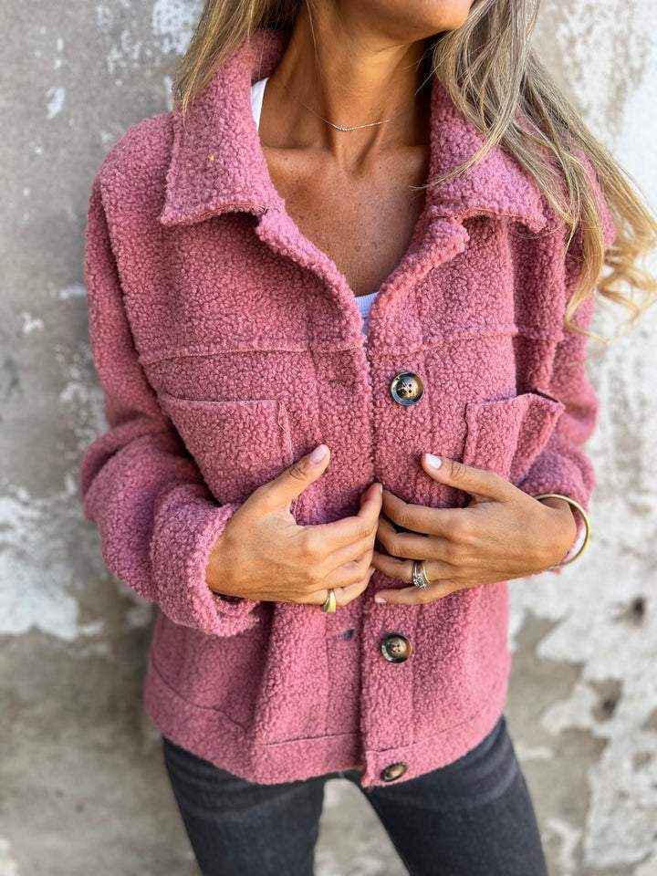 Women's Chic Blazer Jacket Pink