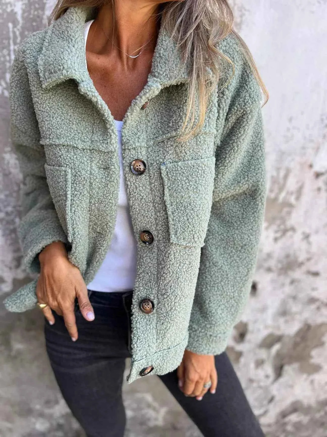 Women's Chic Blazer Jacket Green