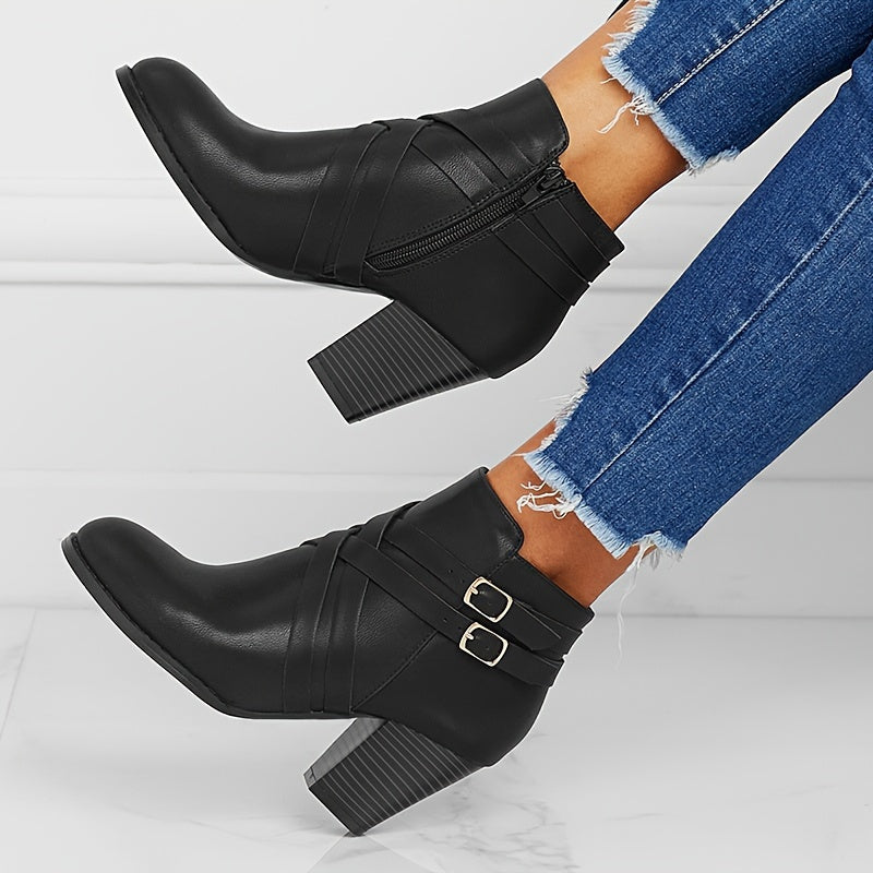 Women's Stylish Heeled Ankle Boots