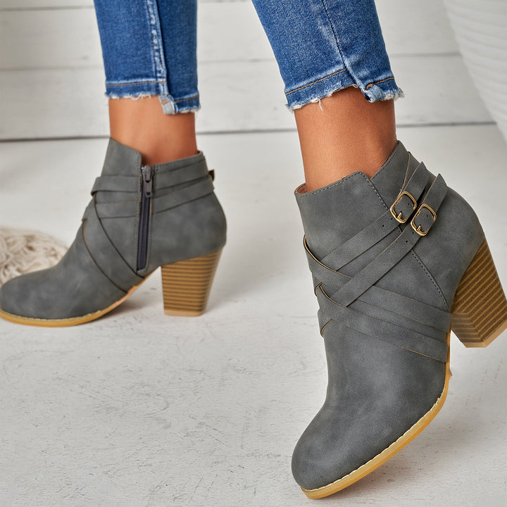Women's Stylish Heeled Ankle Boots