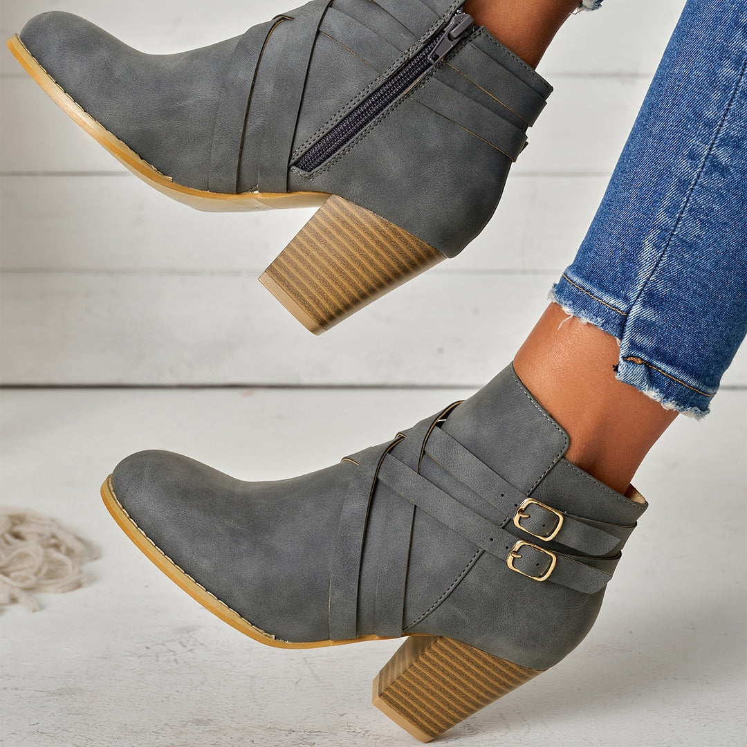 Women's Stylish Heeled Ankle Boots