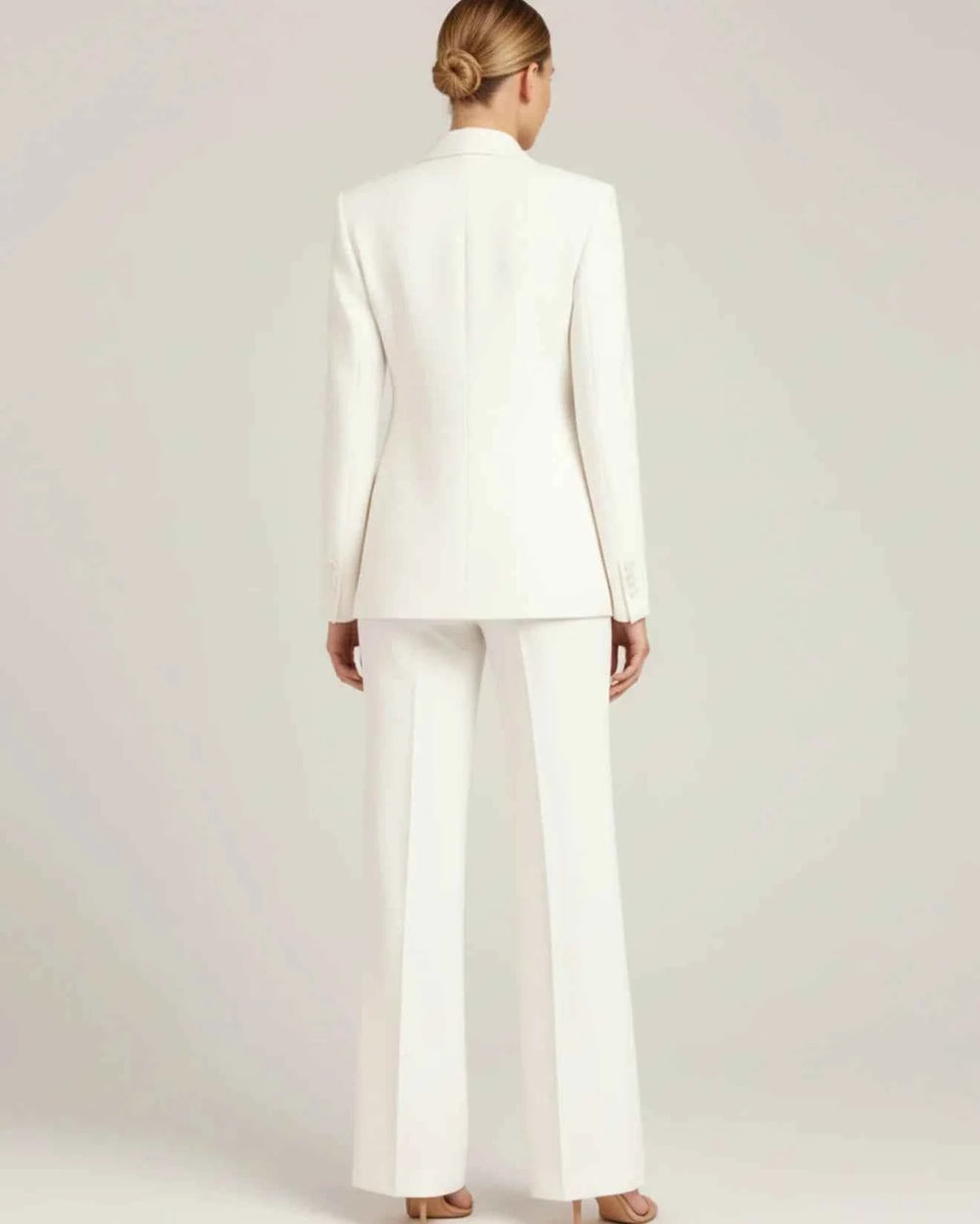 Women's Chic Tailored Long Blazer Suit Set