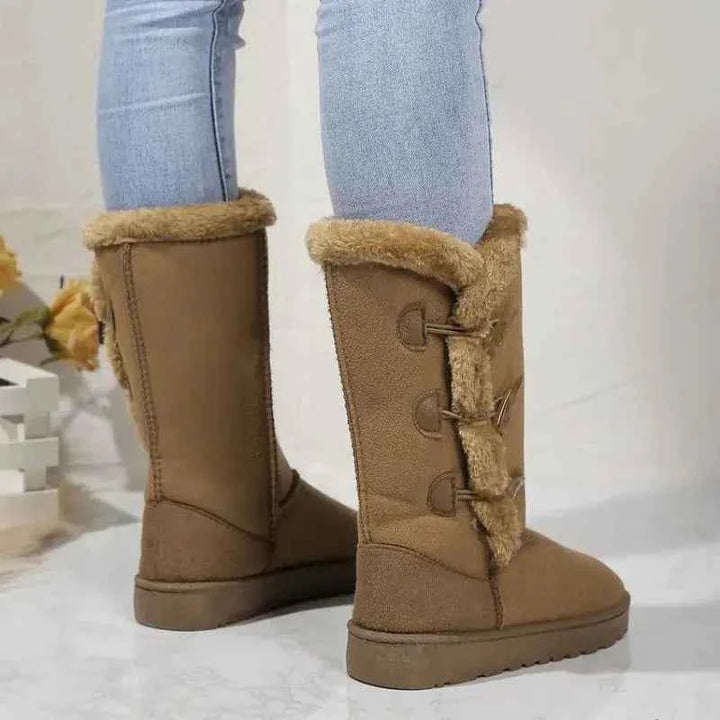 Women's Classic Plush Snow Boots – Cozy & Warm Winter Footwear