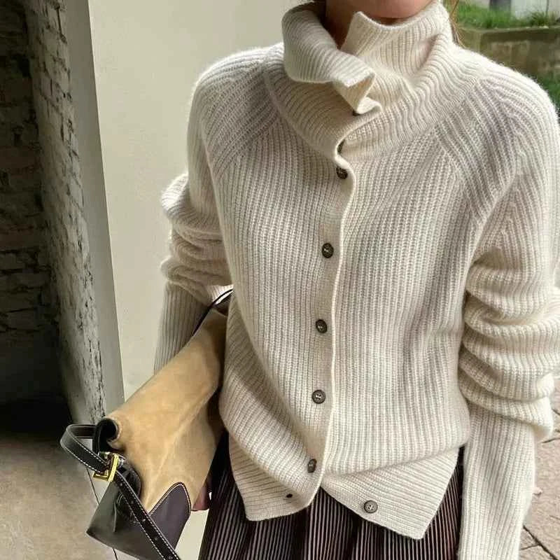 Womens Classic Turtleneck Sweater