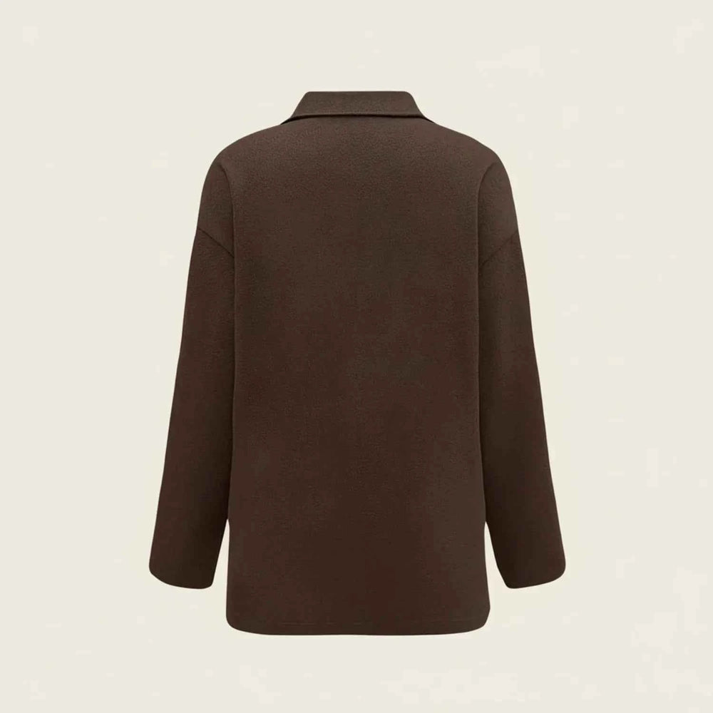 Women's Collared Overshirt Jacket
