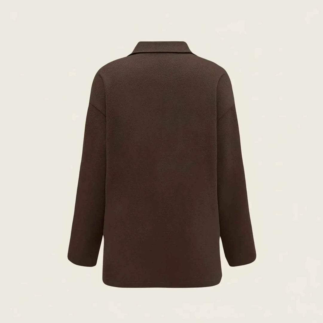 Women's Collared Overshirt Jacket
