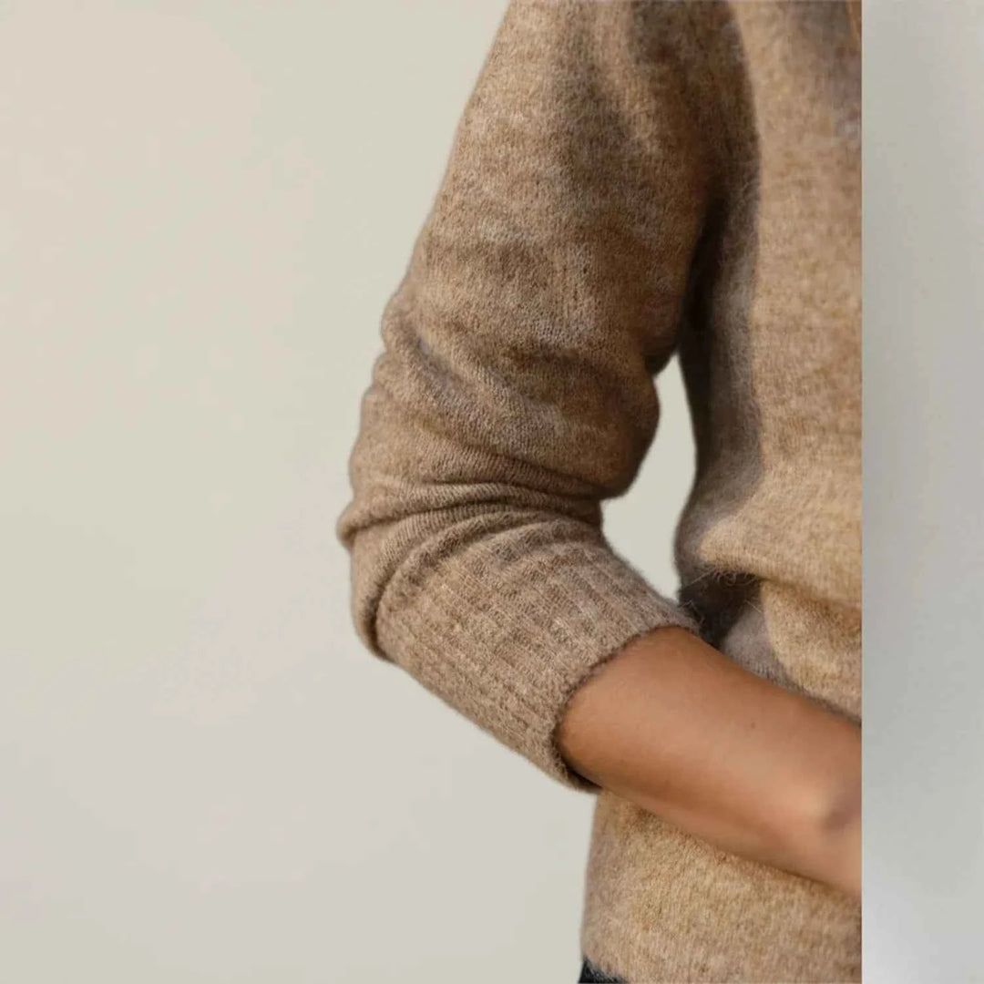 Women's Collared Winter Cardigan Sweater