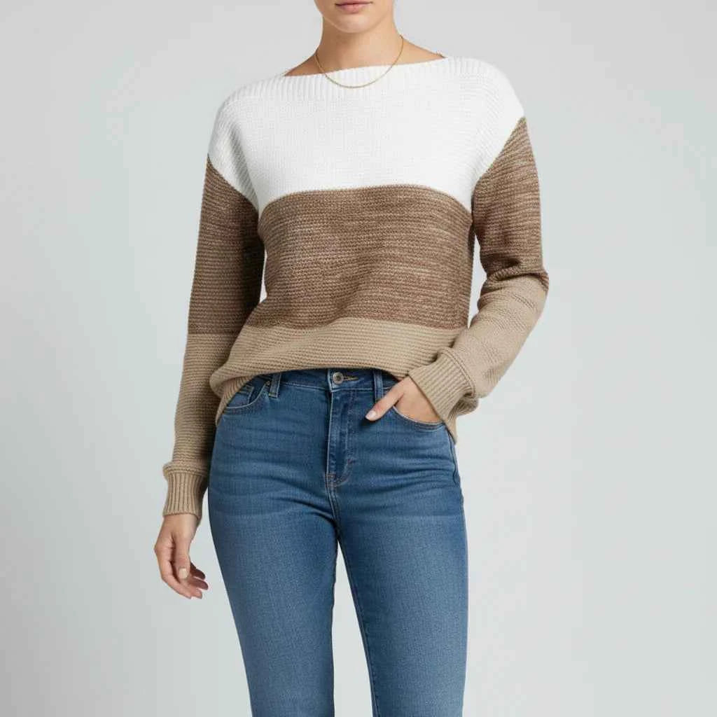 Women's Color Block Sweater