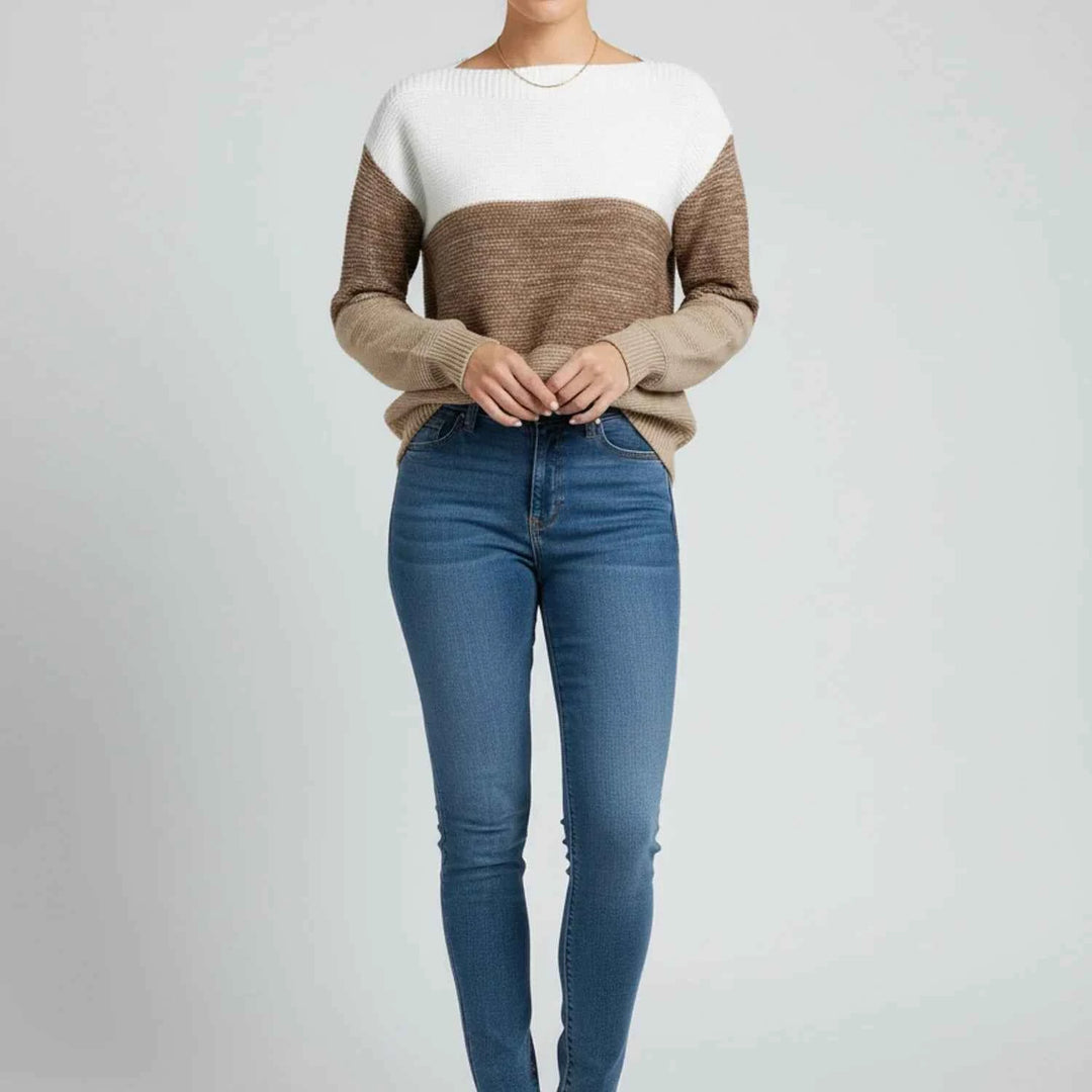 Women's Color Block Sweater