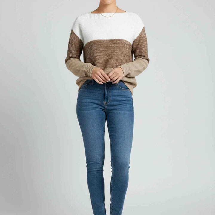 Women's Color Block Sweater