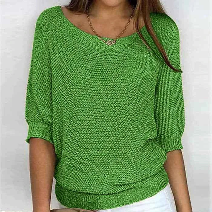 Women's Comfortable Elegant Sweater Green