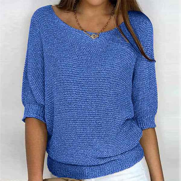 Women's Comfortable Elegant Sweater Blue