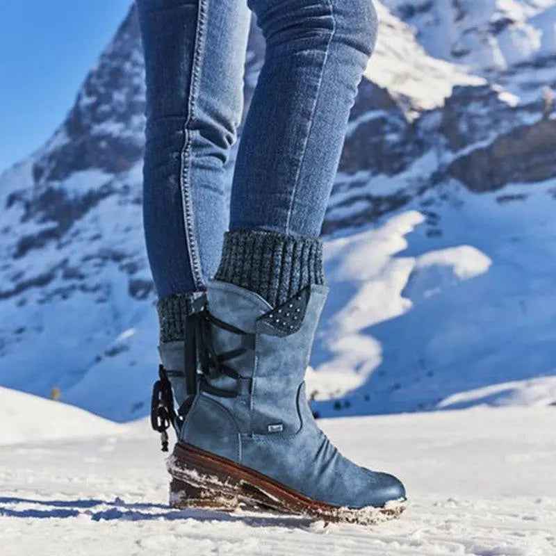 Women's Comfortable & Warm Ankle Boots Blue