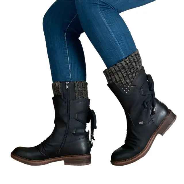 Women's Comfortable & Warm Ankle Boots Black