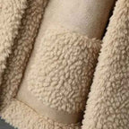 Women's Polyester Oversized Button-front Jacket Winter Essential