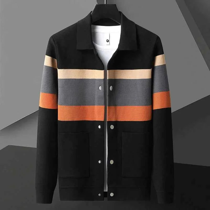 Women's Cozy Knit Cardigan Orange