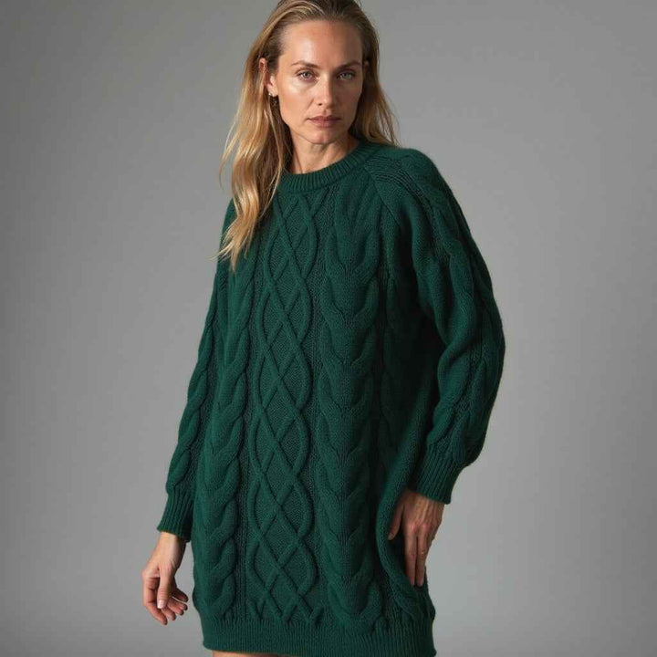 Women's Cozy Warm Sweater Green