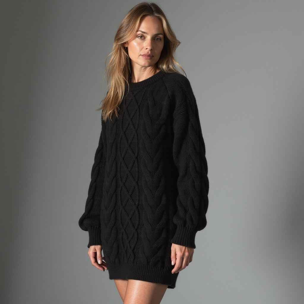 Women's Cozy Warm Sweater Black