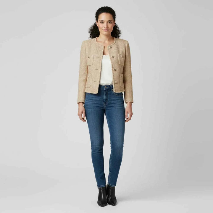 Women's Cropped Tweed Jacket