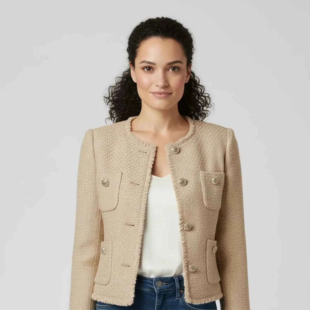Women's Cropped Tweed Jacket