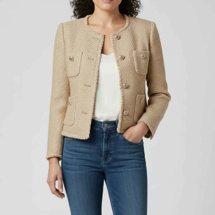 Women's Cropped Tweed Jacket