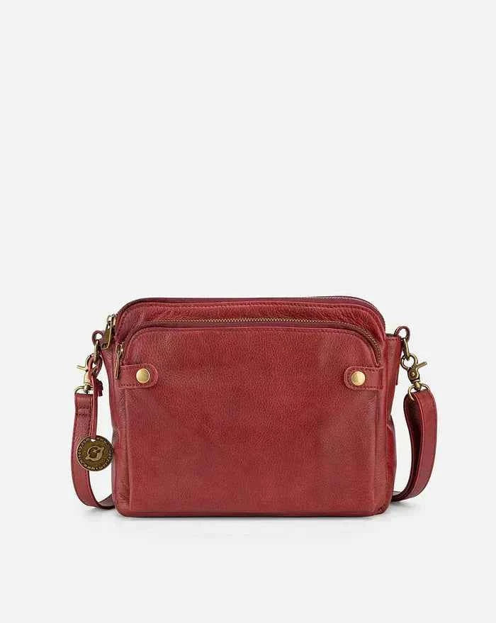 Women's Stylish Crossbody Satchel Bag Red