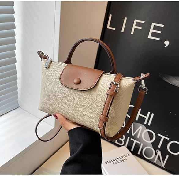 Stylish Women's Crossbody Sling Bag Beige