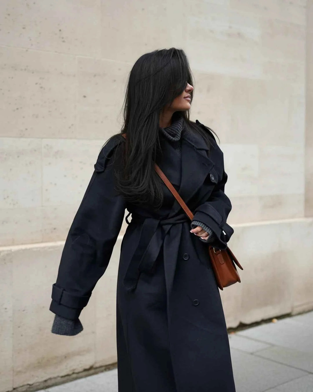 Women's Double-Breasted Trench Coat