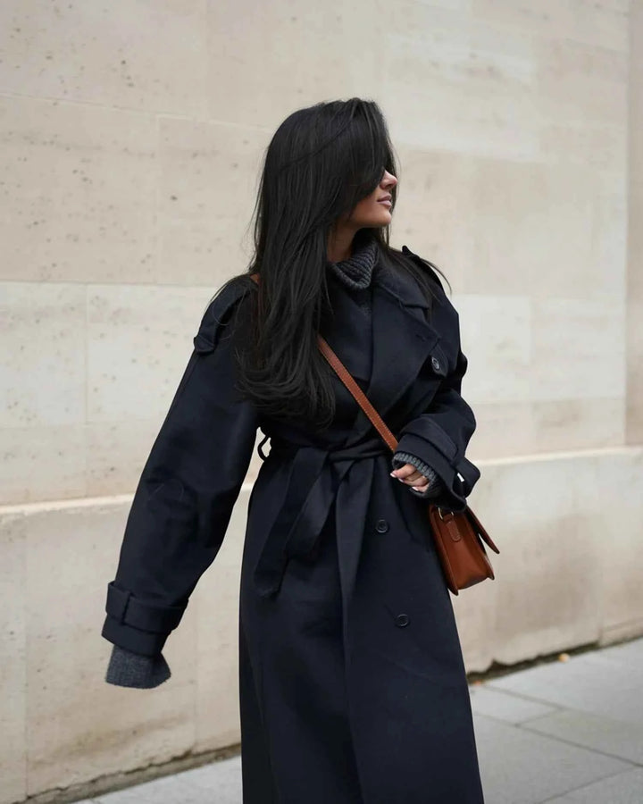 Women's Double-Breasted Trench Coat