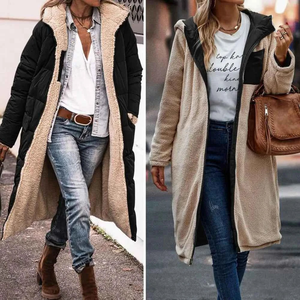 Women's Double-Sided Parka Jacket