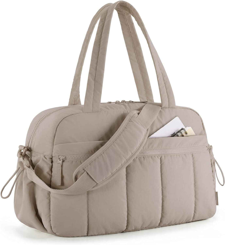 Women's Stylish Duffle Bag for Travel & Work Apricot