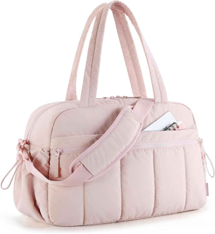 Women's Stylish Duffle Bag for Travel & Work Pink