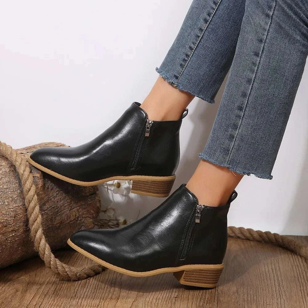 Women's Stylish All-Day Comfort Ankle Boots