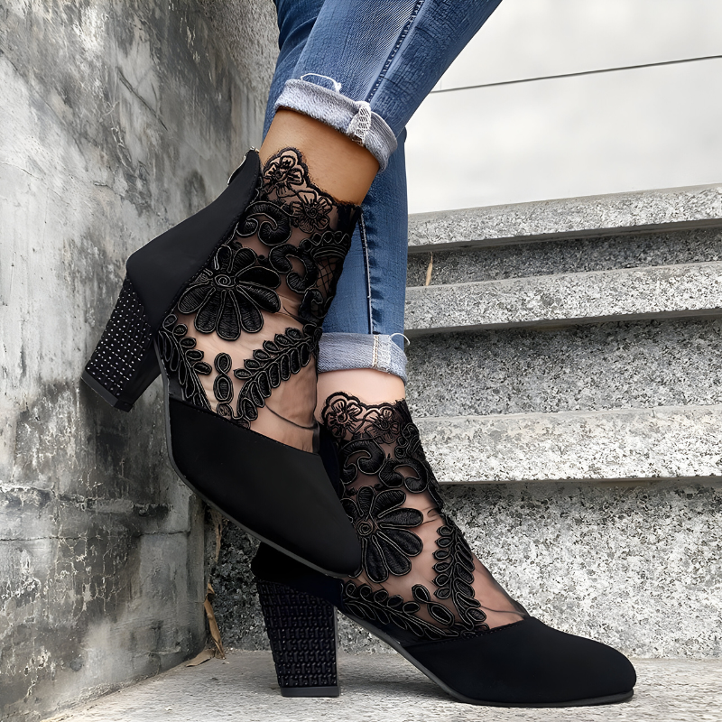 Women's Stylish Ankle Strap High Heels