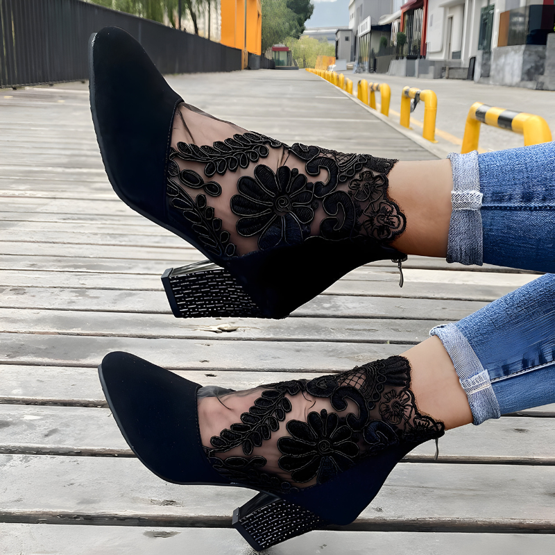 Women's Stylish Ankle Strap High Heels