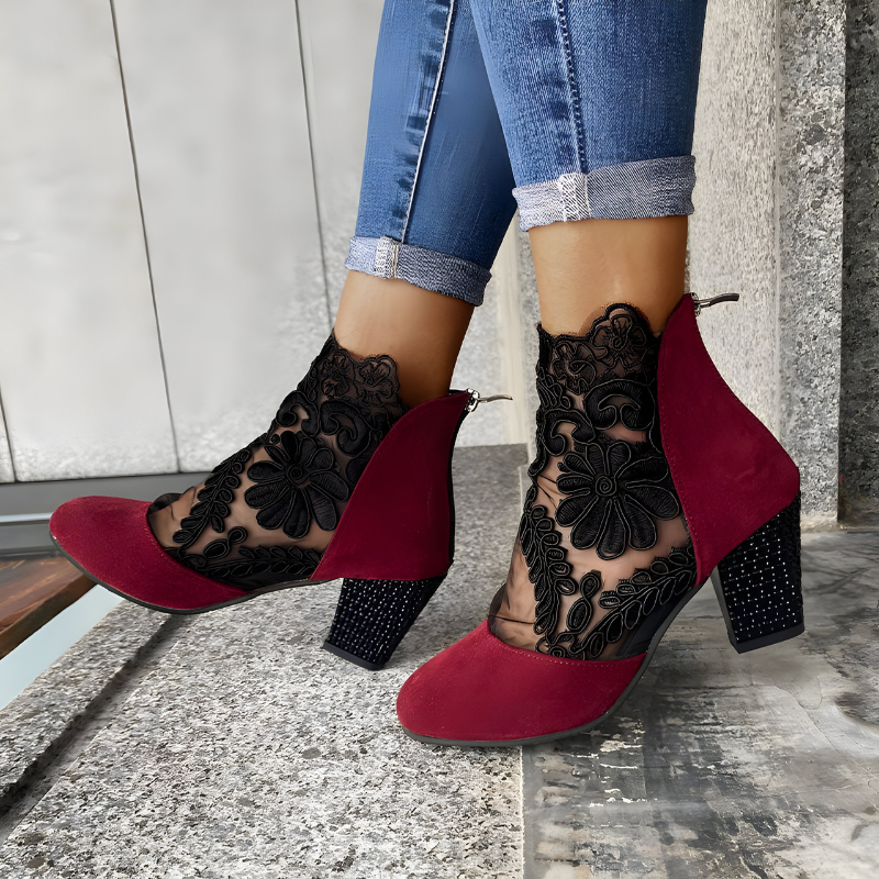 Women's Stylish Ankle Strap High Heels