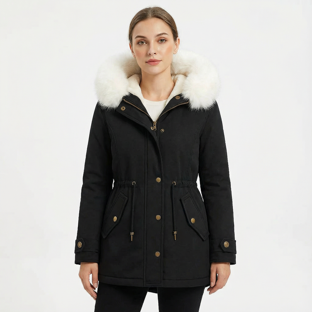 Women's Elegant Winter Coat Black