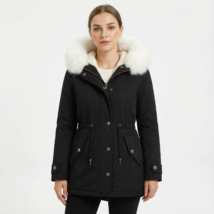 Women's Elegant Winter Coat Black