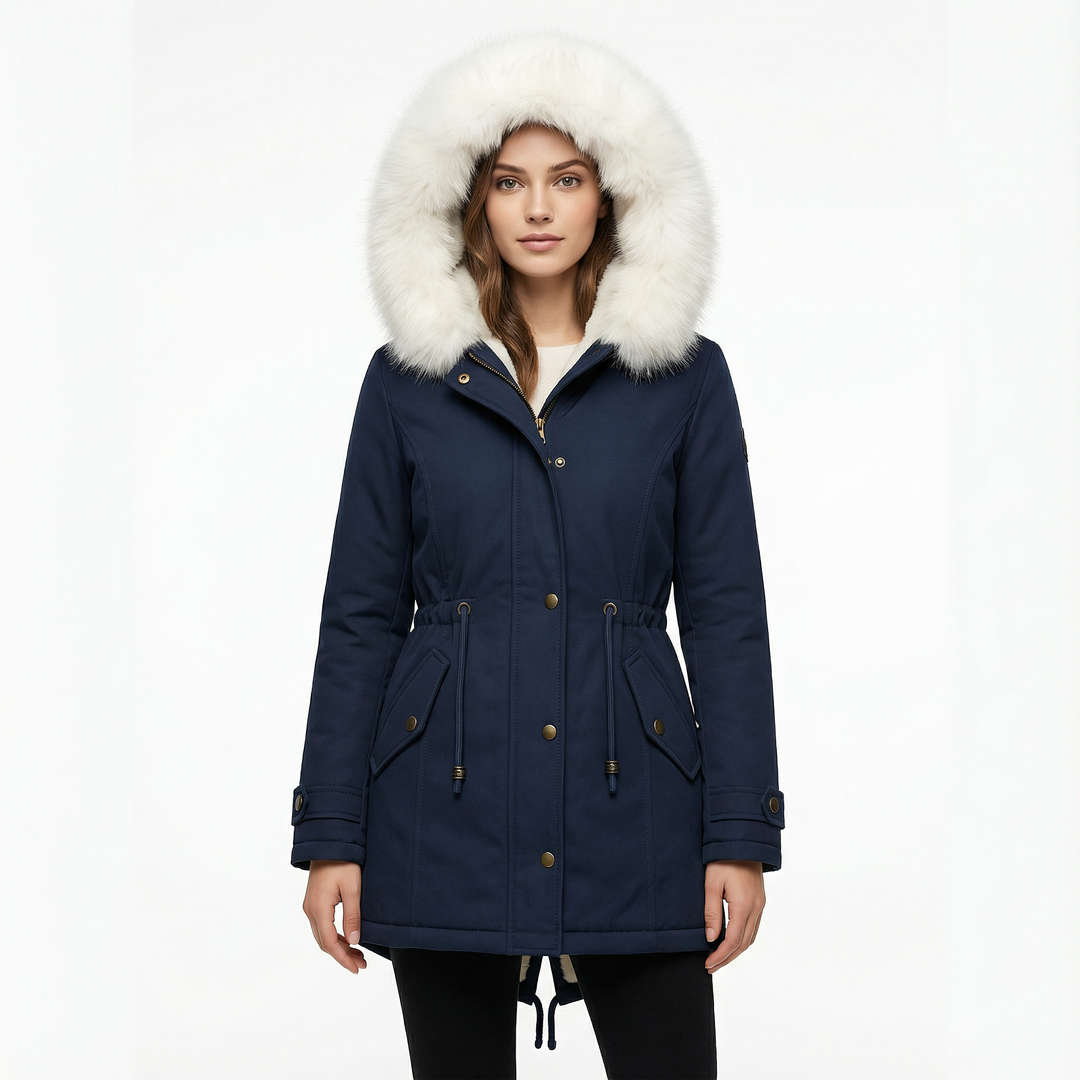 Women's Elegant Winter Coat Blue