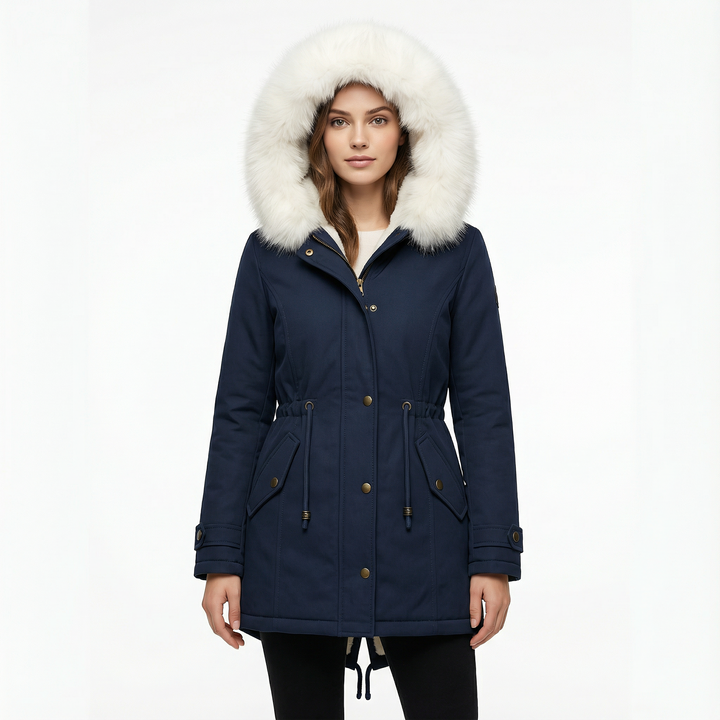 Women's Elegant Winter Coat Blue