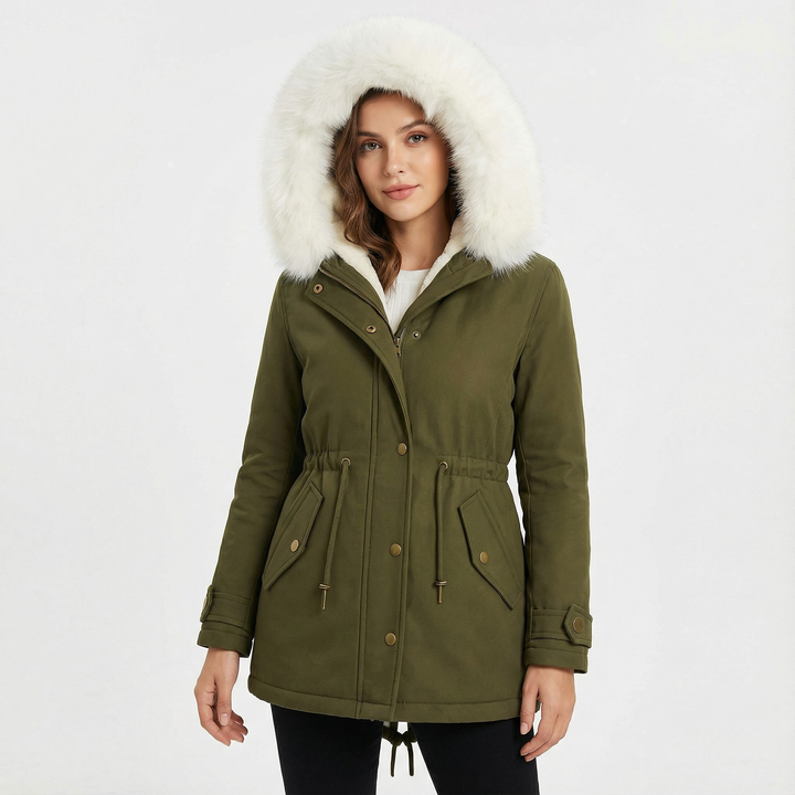 Women's Elegant Winter Coat Green