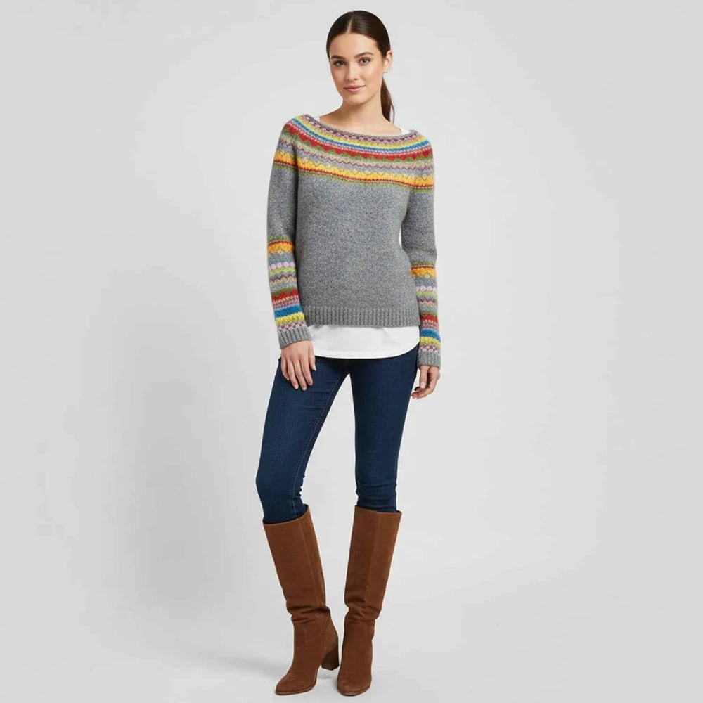 Women's Fair Isle Long Sleeve Sweater