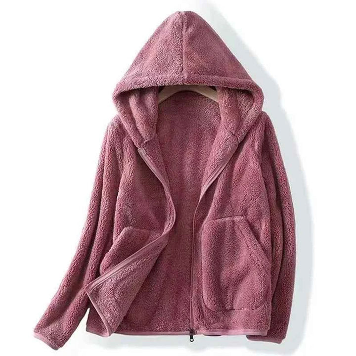 Women's Fleece Jacket - Cozy and Stylish Outerwear Pink