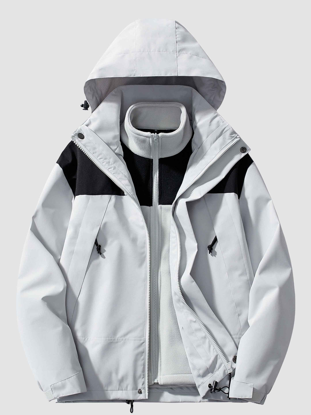 Women's Fleece-Lined Softshell Jacket for Winter Warmth Grey
