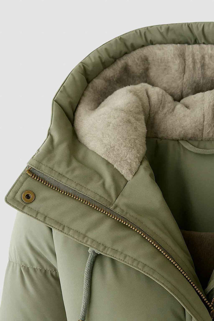 Women's Fleece-Lined Winter Puffer Coat | Warm & Stylish Outerwear