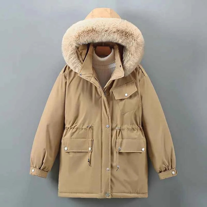 Women's Frosted Winter Coat Khaki
