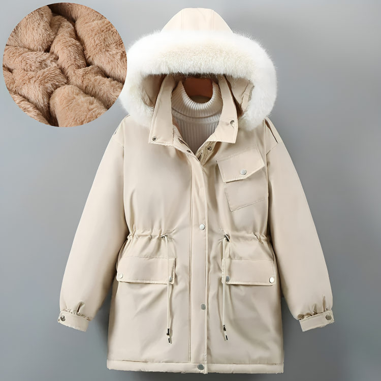 Women's Frosted Winter Coat White