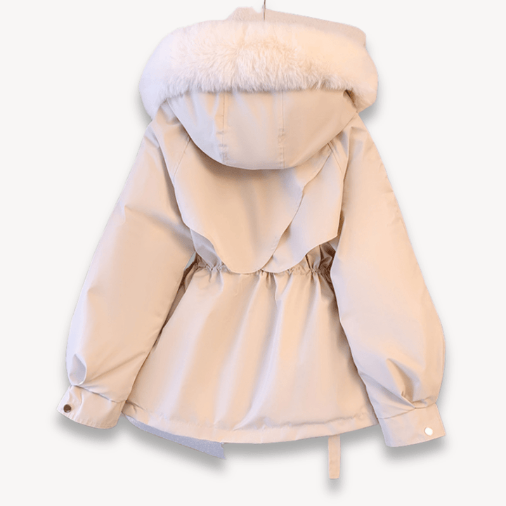 Women's Fur Hooded Parka Jacket | Warm Winter Outerwear