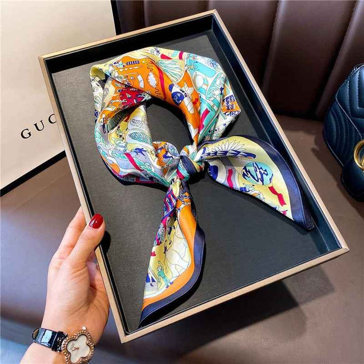 Women's Hand-Painted Silk Scarf Medium