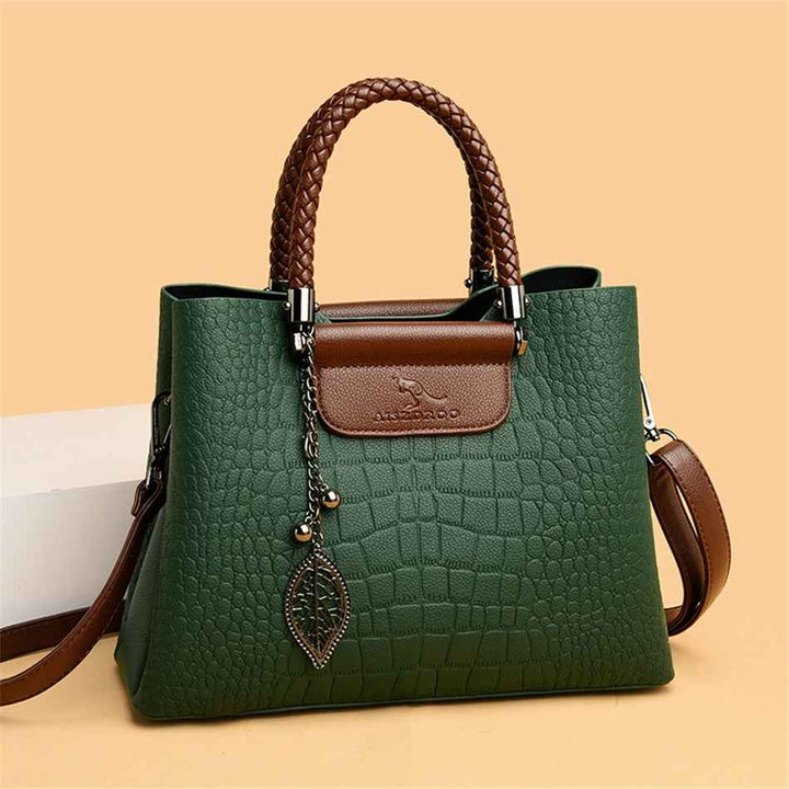 Women's Elegant Designer Handbag | Stylish Work Tote Green